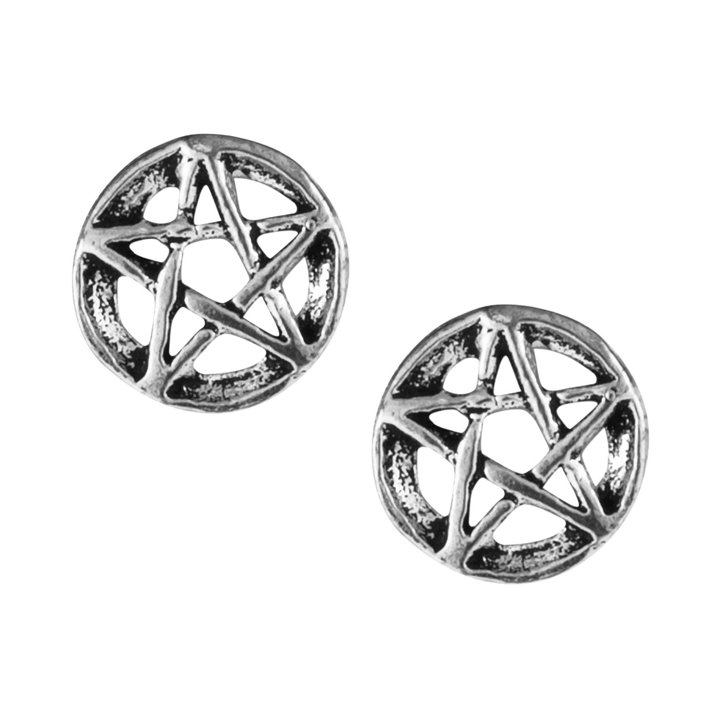 Pentagram Dainty Studs 925 Sterling Silver