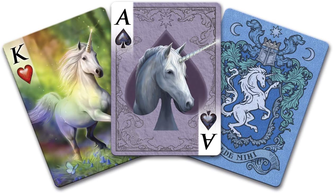 Unicorn Playing Cards by Anne Stokes