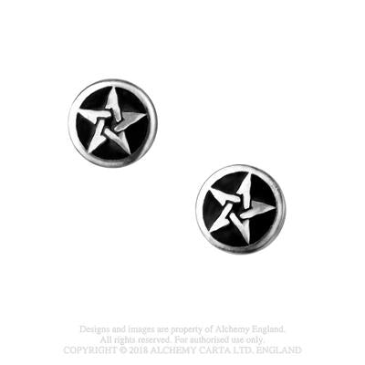 Pentanoir Stud Earrings E168 Alchemy Gothic
