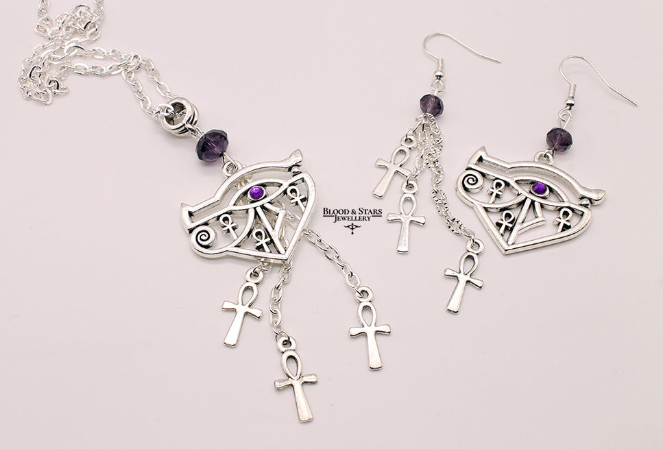 Eye Of Horus Ankh Pendant Necklace