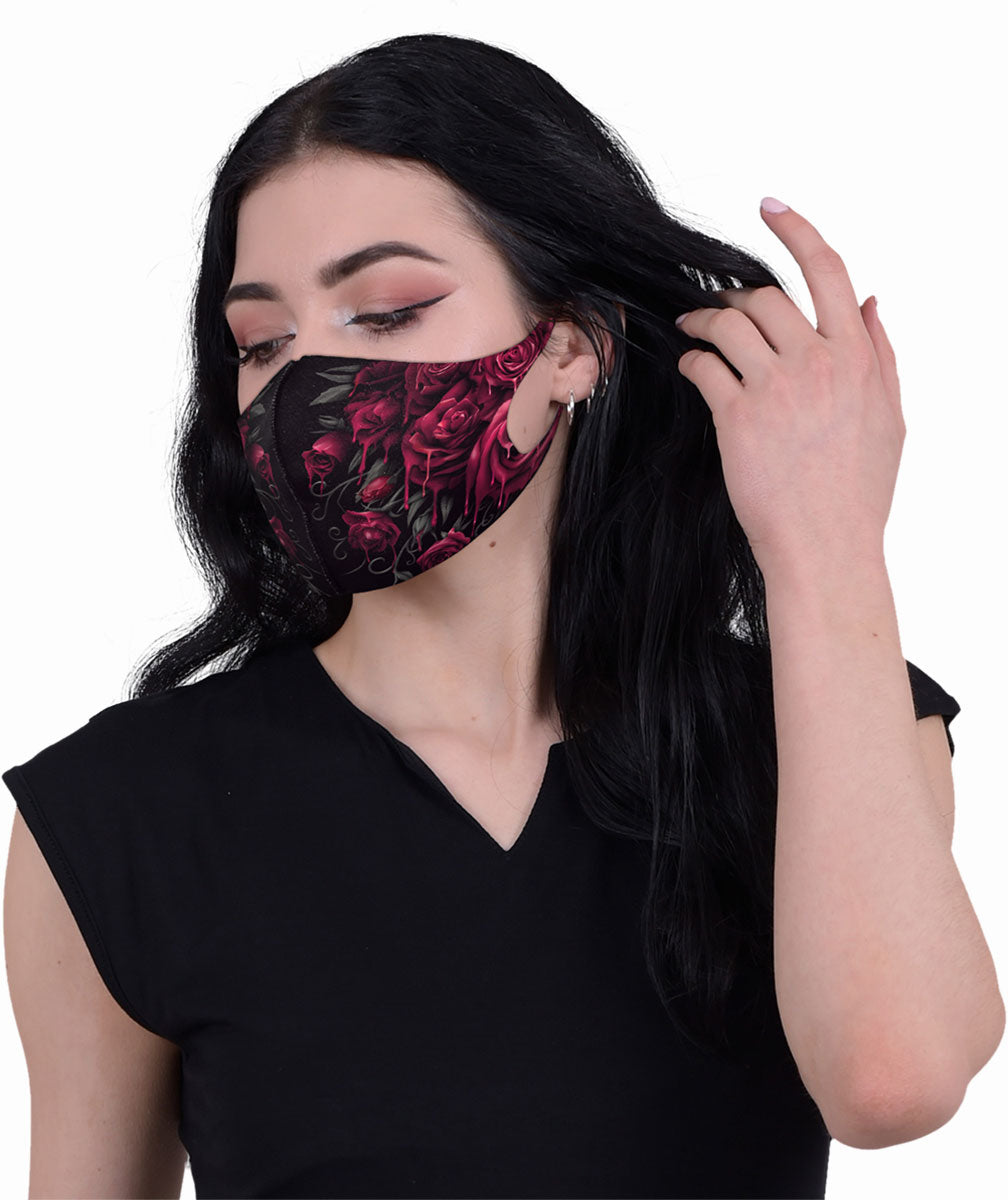 Blood Rose Face Mask (Spiral)