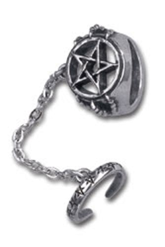 Pentagram Slave Ring RS1 Size N Alchemy Gothic