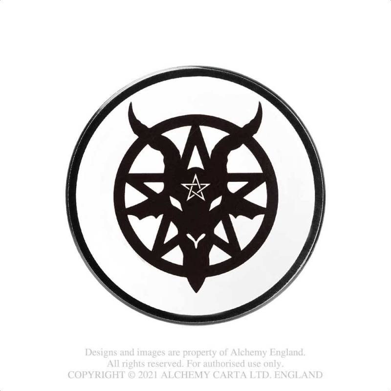 Baphomet Ceramic Coaster
