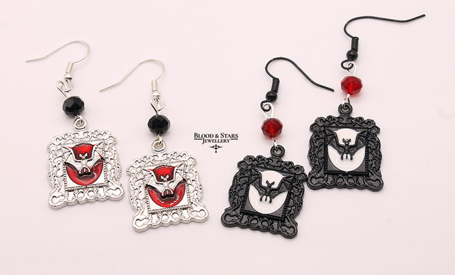 Bat Frame Earrings