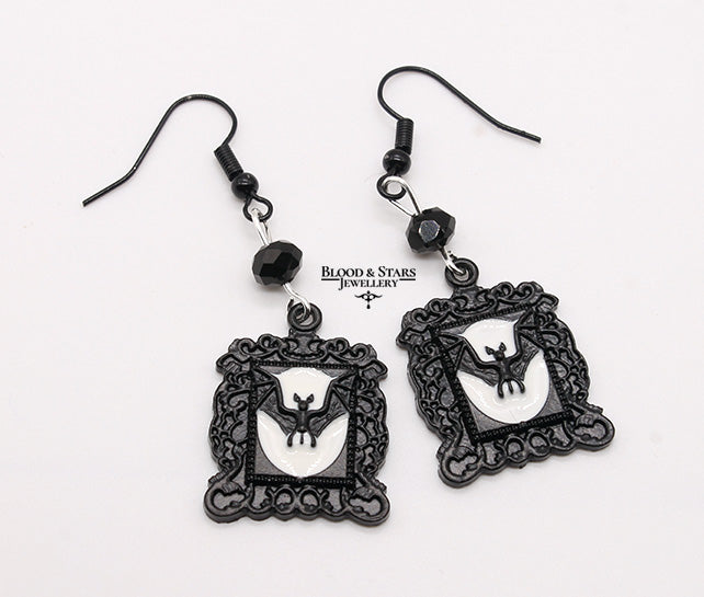 Bat Frame Earrings