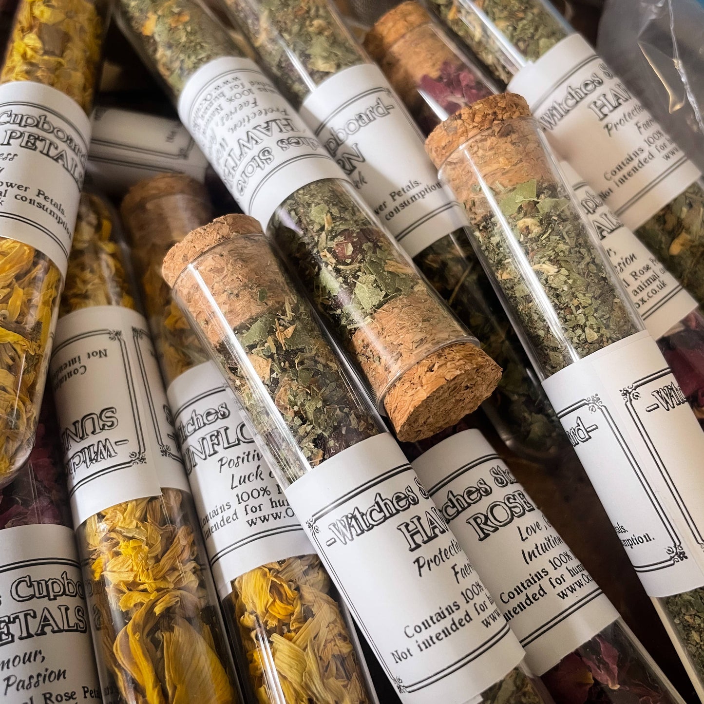 Magick Spell & Ritual Herbs Test Tubes 5g