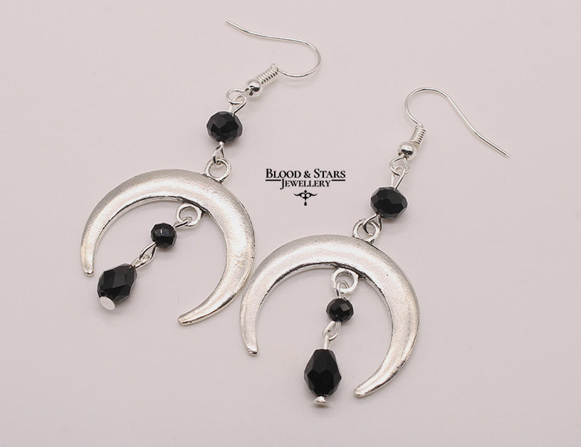 Crescent Moon Witch Earrings