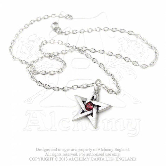 Crystal Pentagram Necklace P365