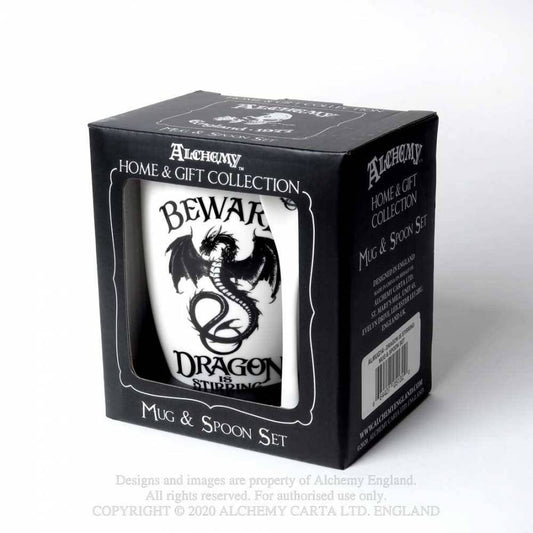 Dragon Is Stirring Mug And Spoon Gift Set