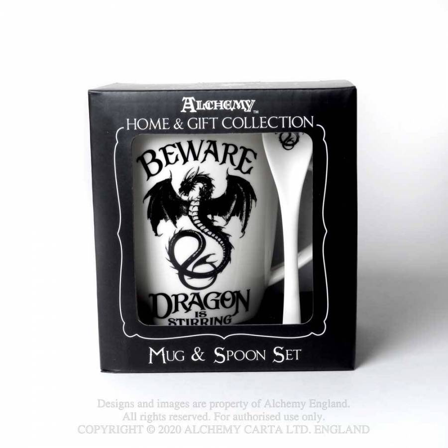 Dragon Is Stirring Mug And Spoon Gift Set