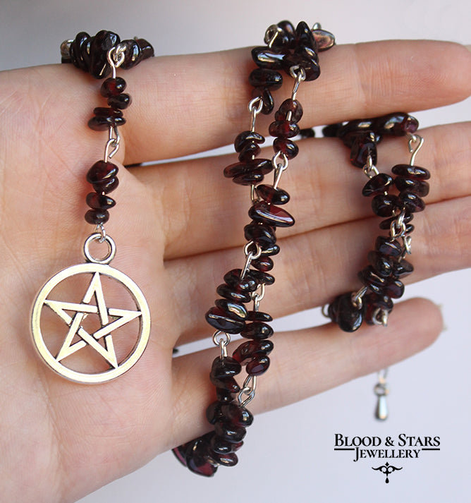 Gemstone Rosary Necklace