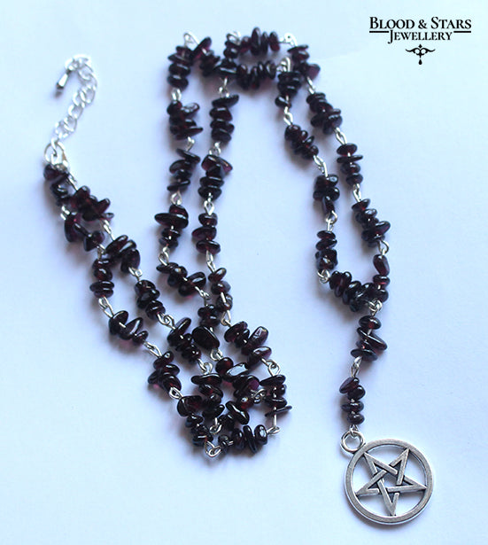 Gemstone Rosary Necklace