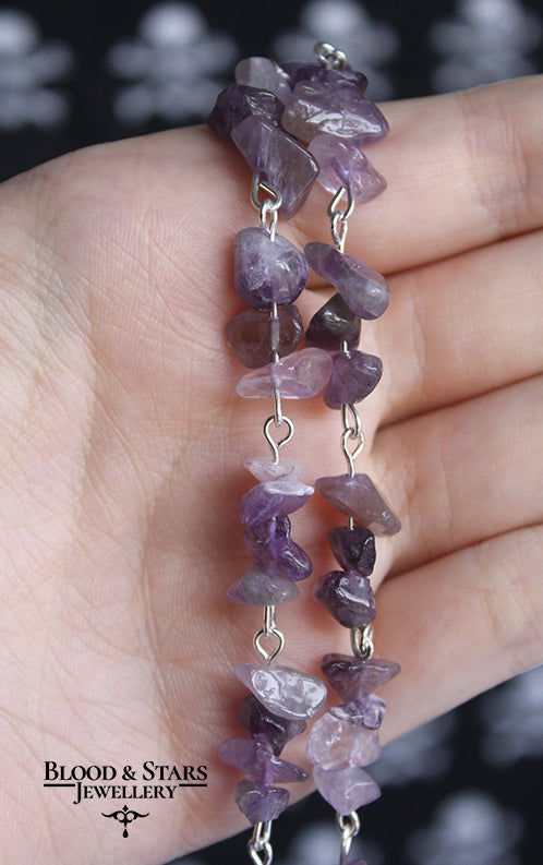 Gemstone Rosary Necklace