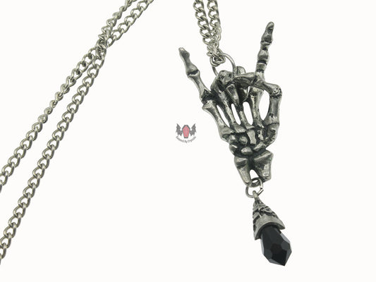 Maloik Sign Of The Horns Femmina Necklace P796 Alchemy Gothic