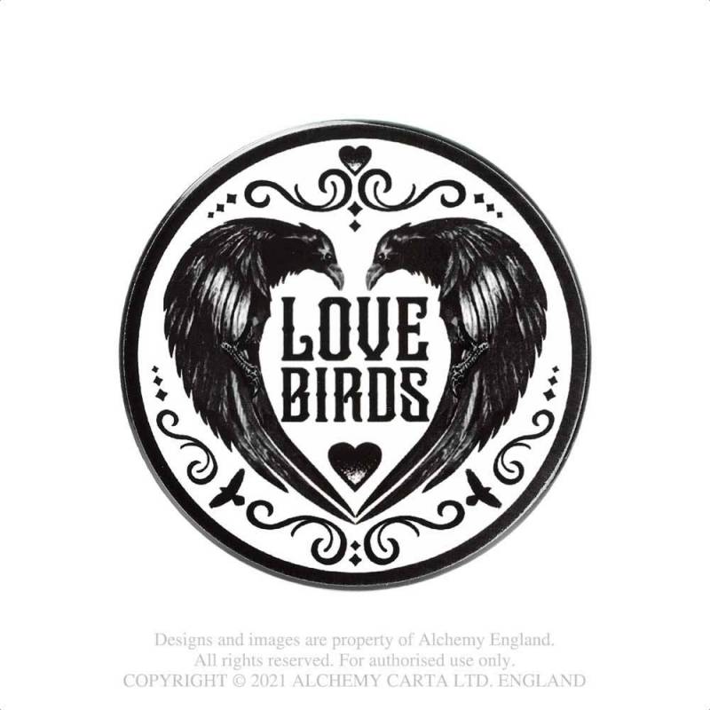 Love Birds Ceramic Coaster