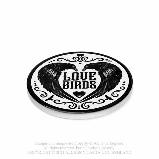 Love Birds Ceramic Coaster