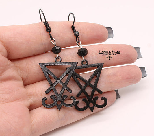 Lucifer Sigil Earrings