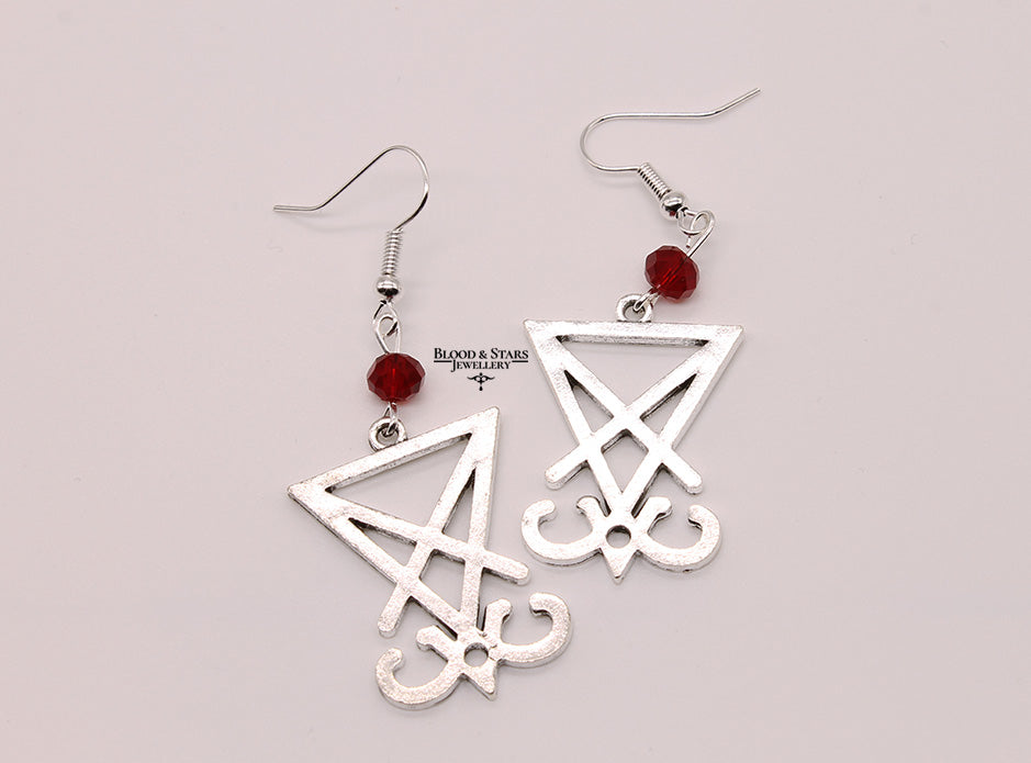 Lucifer Sigil Earrings