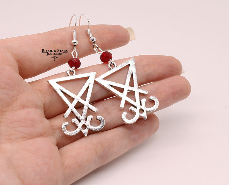 Lucifer Sigil Earrings