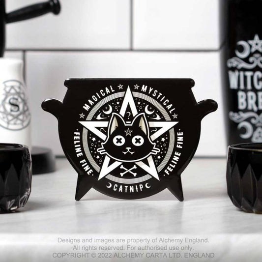 Magical Catnip Cauldron Coaster