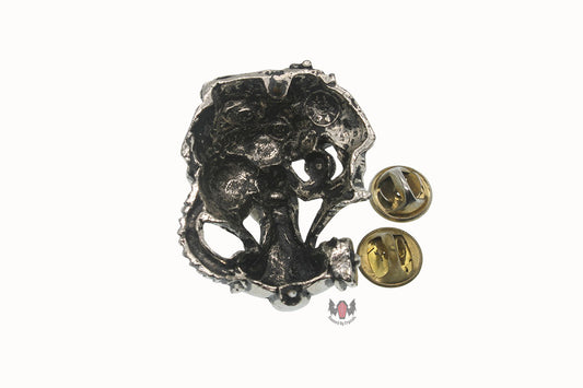 Cyborg Head Pin Badge Alchemy Gothic/Alchemy POKER