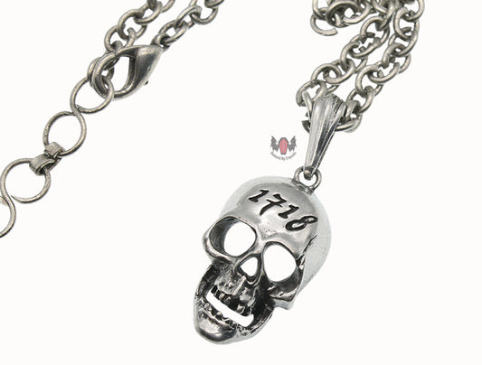 Skull Of Teach Necklace P480 2007 Alchemy Gothic (Curb Chain)