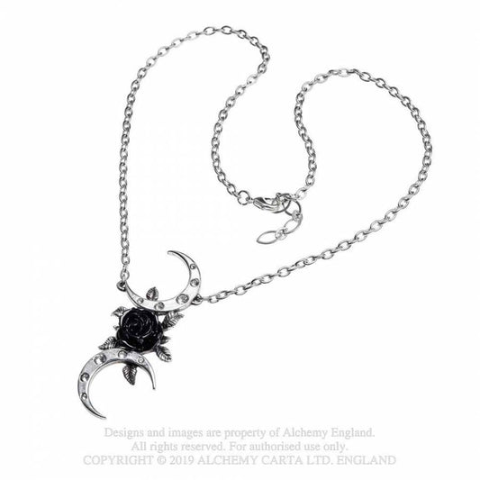 Black Goddess Necklace Alchemy Gothic P870