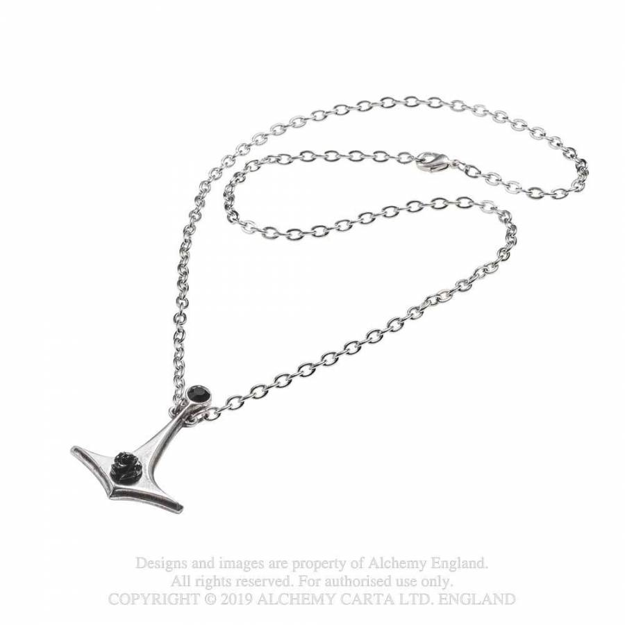 Thor's Rose Necklace P880 Alchemy Gothic