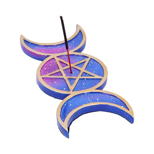 Triple Moon Incense Burner (Galaxy)