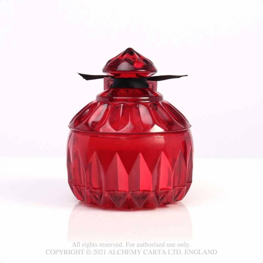 Blood Rose Vintage Red Candle Jar SCJ9