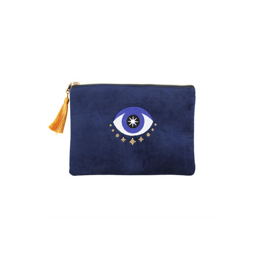All Seeing Eye Velvet Make Up Bag