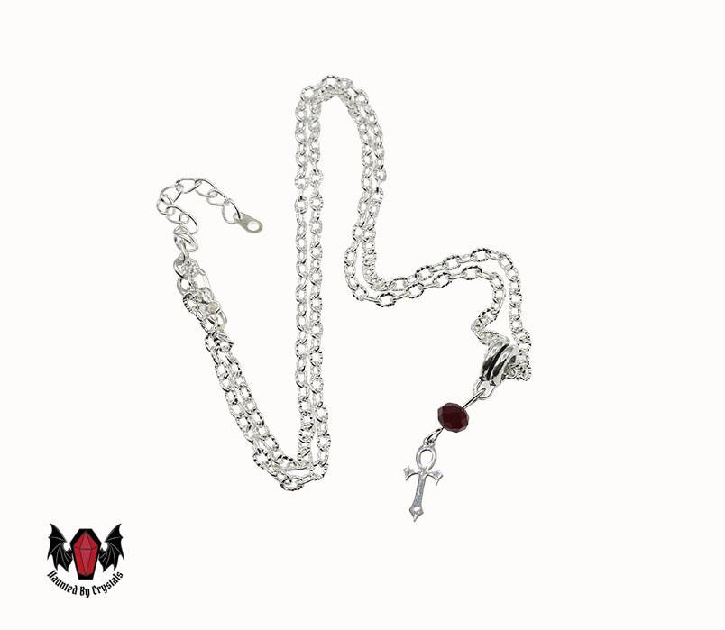 Gothic Mini Ankh Necklace