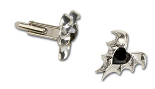 Black Heart Cufflinks CL2 Alchemy Gothic