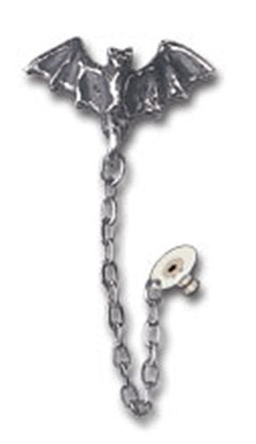 Chained Fledermaus Stud Single Earring E199 Alchemy Gothic