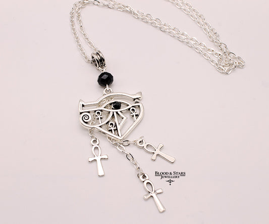 Eye Of Horus Ankh Pendant Necklace