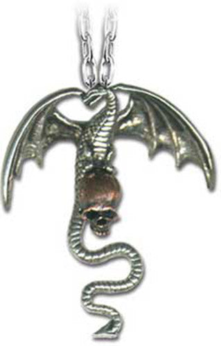 Dragon of the Dark Past Necklace P326 Alchemy Gothic