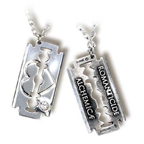 Romanticide Razor - Pendant Only P460 Alchemy Gothic