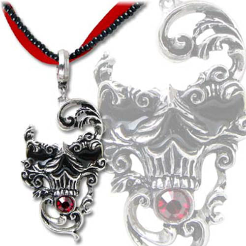 Venetian Mask of Death - Pendant Only P591 Alchemy Gothic