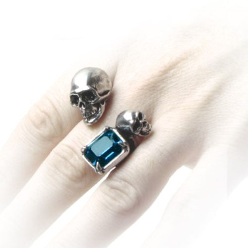 In the Shadow of Death Spati Ring R165 (Size W-Y/Large-XL) Alchemy Gothic