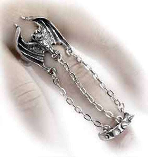 Bakke Fetter Slave Ring RS6 Size L W Y Alchemy Gothic