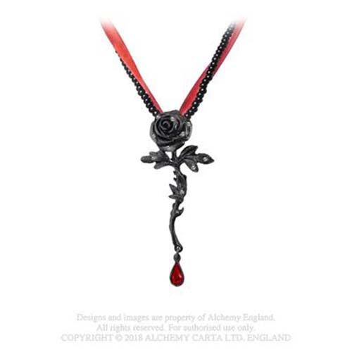 Rose of Passion Necklace P560 Alchemy Gothic
