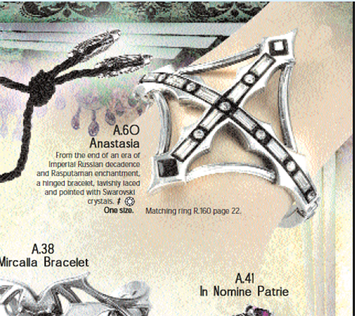 Anastasia Bracelet A60 Alchemy Gothic 2006