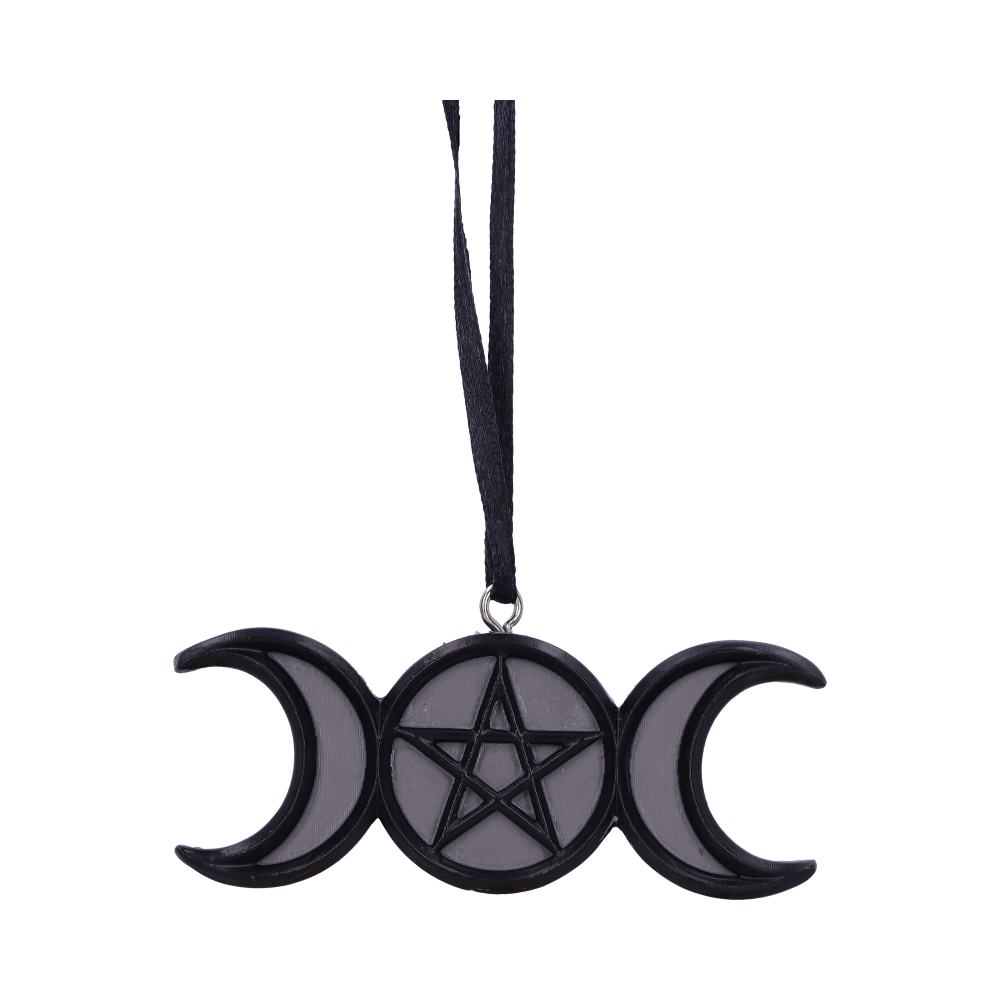 Witching Wares Triple Moon Magic Hanging Ornament 7.5cm