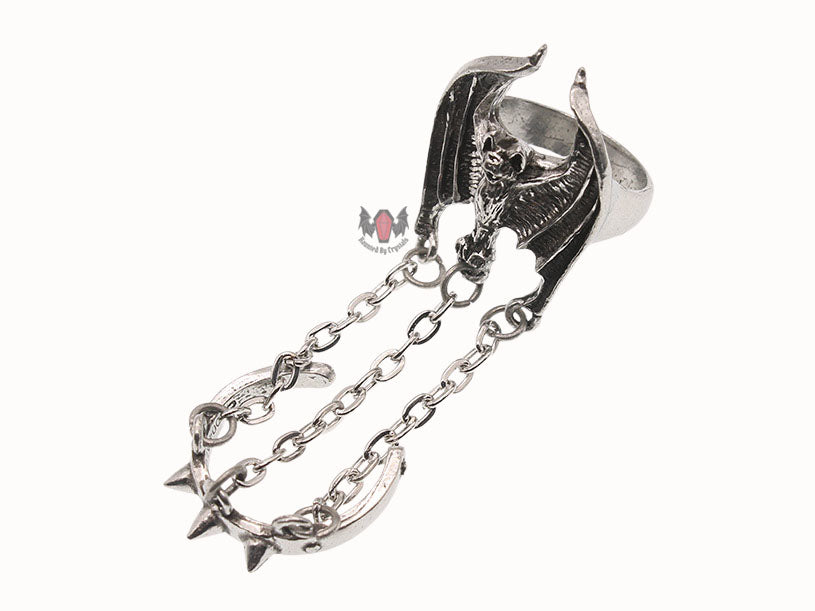 Bakke Fetter Slave Ring RS6 Size L W Y Alchemy Gothic