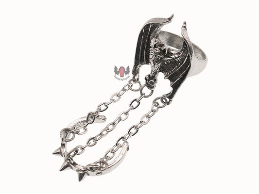 Bakke Fetter Slave Ring RS6 Size L W Y Alchemy Gothic