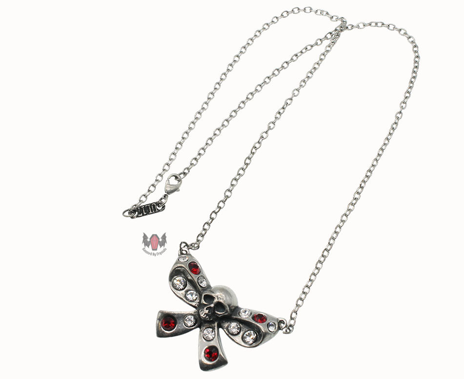 Bow Belles Necklace ULFP7 Alchemy Gothic