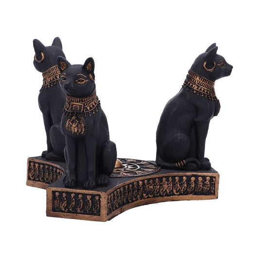 Bastet's Honour Egyption Cat Crystal Ball Holder 12.7cm