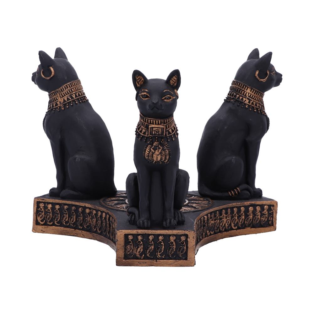 Bastet's Honour Egyption Cat Crystal Ball Holder 12.7cm