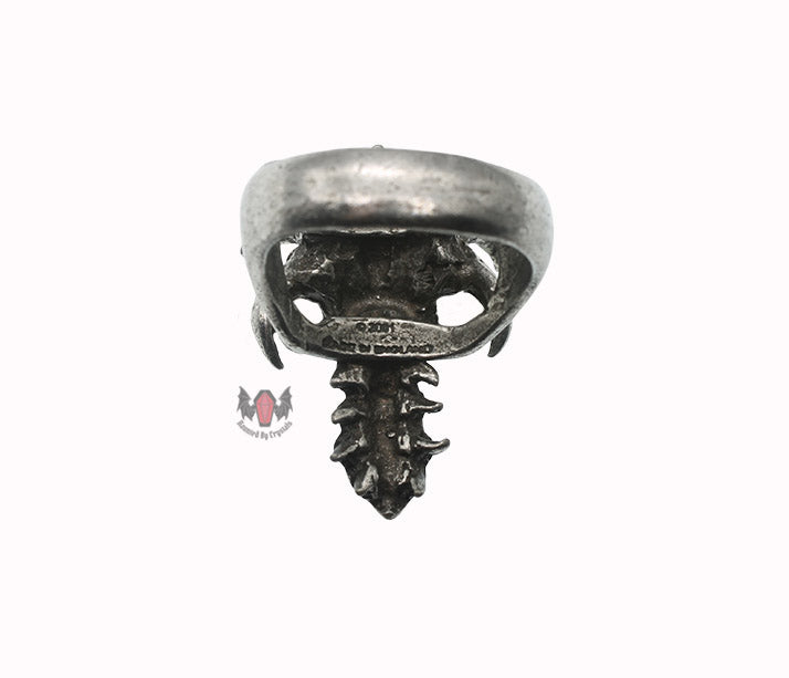 Dragonskull Ring R84 Size Y Alchemy Gothic