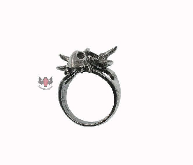 Dragonskull Ring R84 Size Y Alchemy Gothic